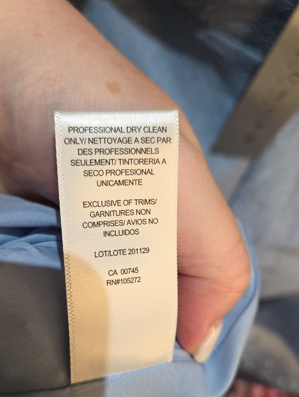 Nwt 16 Size $358 Kay Unger Light Blue Olivia Tea Length Dress V-Neck - Picture 16 of 17